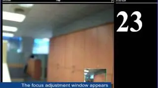 Adjusting camera focus using GeoVision GV-IP Device Utility