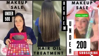 #makeup #livestream MAKEUP HAUL LIVE| 9310523192 | UNDER 200 &500 | OIL TREATMENT REVIEW #shortsfeed