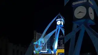 Dubai Deira Clock Tower roundabout during ramadan #clocktower #dubai #uae