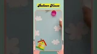 Make a Balloon House from used bottle caps #craft #balloons #house