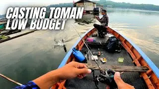 CASTING IKAN TOMAN DI JATILUHUR DANA MINIMALIS DAYUNG SENDIRI KESINI AJA GESSS