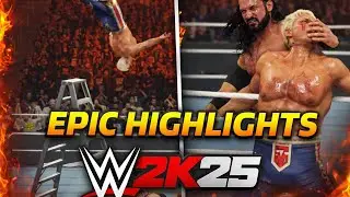 5-Star Classic ⭐ Cody Rhodes vs Drew McIntyre | WWE 2K25 Highlights