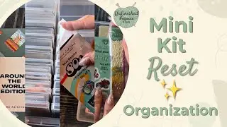 Organizing My Mini Diamond Painting Kits | A Calm Reset