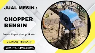 Tingkatkan Efisiensi Pakan dengan Mesin Chopper Bensin &ndash; Cacah Rumput, Jerami, dan Daun Lebih Cepat