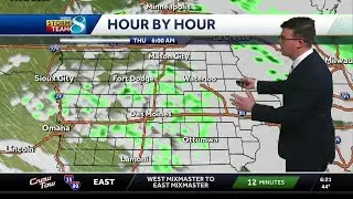 Iowa weather: Some showers across Iowa over the next two days