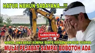 tak cuma KDM, mulai pejabat negara sampe bobotoh Persib pun ikut bantu bencana longsor Cisarua