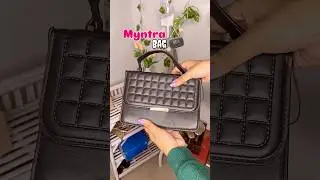 Black bag review👜✨ #bag #review #myntra #shorts #trending #shortvideo