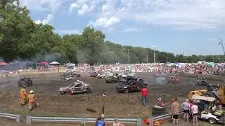 2020 West Point, NE Demolition Derby 90s&Newer Round 3