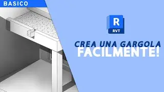 #revit :  Creacion de una gárgola con modelación basada en muro