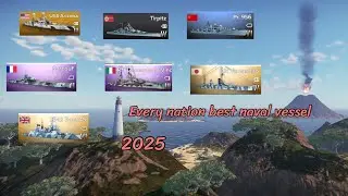 Every nation best naval vessel - War Thunder Mobile 