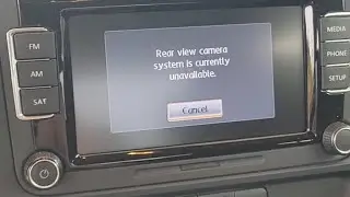 2015 Jetta Backup Camera not working 