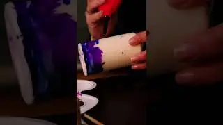 Last Minute Idee f&uuml;r Weihnachten: DIY-Kerzen mit Octopus Fluids Alcohol Inks