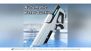 Children's electric water gun Black technology water drinking toy automatic pumping large capacity w
