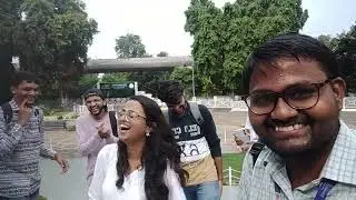 Lucknow University selfie welcome juniors vlogs at political science department