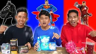 PILIH KARAKTER SUPERHER0 SESUAI MAKANAN 1 WARNA PART 2! | CHALLENGE | Mikael TubeHD
