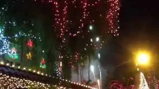 22nd Annual Festival of Lights Riverside Opening Moment Firework Show 2014