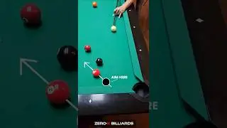 Kick and STICK Defensive Shot - Pro Hacks  #pool1 #billiardsgame #billiards