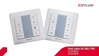Montage & Installation: Taster Push Button 8x DALI (TW)