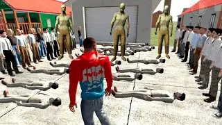 Zombie Attacks on Police | Zombie vs Police | Funny gameplay 😂😂 | indian bike driving 3d new story