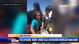 Anak-anak Kelaparan di Gaza Berjuang Mencari Makanan Karena Blokade Israel