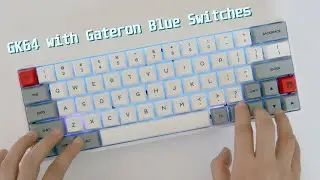 Механическая клавиатура SK64S/GK64 с Gateron Blues от Lazada &mdash; распаковка + обзор основных функций