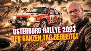 Osterburg Rallye 2023 - Kunze Rallyesport im Opel Kadett - Team den ganzen Tag begleitet