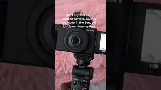 Invest in a good quality camera 📸#contentcreator #sonyzv1 #vlogcamera