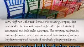 Stackable Chairs Remains the Most Unparalleled Furniture Seller in Miami