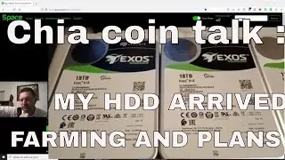 Chia Coin My HDD EXOS FINALLY ARRIVED