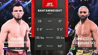 Umar Nurmagomedov vs Deiveson Figueiredo FULL FIGHT | UFC 5 AI Simulation Gameplay (CPU vs CPU)
