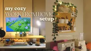 ultimate cozy desk setup tour 2024: making work from home feel like a dream ☁️