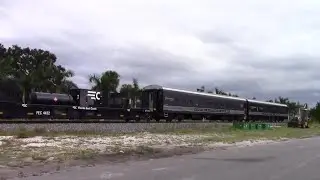 FEC Train 206 with the FXE 0013 Tender and Business cars