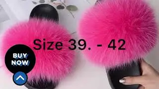2021 Footwear Fashion #footwear#fursliders#slippers#realfur