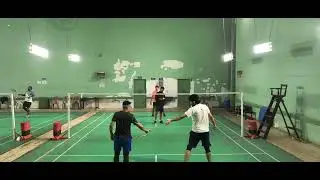 (1010) Vishal & Raju (Nepal) vs Ayush & Abhishek (Powerful Action Game 20) #badminton #doubles #iitr