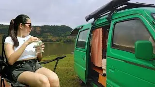 Приключение в автофургоне на озере Алапаско, Батад, Илоило
