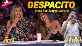 Made Jury Dancing This Man Performance On AGT Auditions Singing Despacito - Luis Fonsi