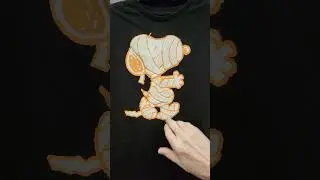 SNOOPY HALLOWEEN MUMMY BLACK T-SHIRT - SPOOKY FASHION TO WEAR - PEANUTS CARTOON CHARACTER