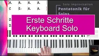 Keyboard Solo - erste Schritte