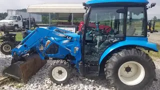 USED LS XR3037C CAB, 4X4 TRACTOR WITH LOADER. ONLY 250 HOURS.