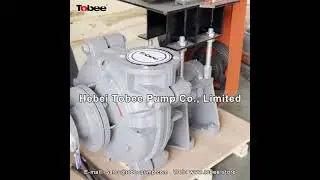 Tobee 6/4 AHR Polyurethane Slurry Pump with adaptor for Sand Washing Plant