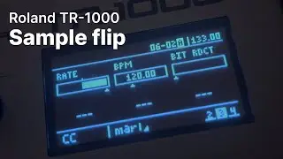 Disco sample looping how-to (kind of) on a Roland TR-1000