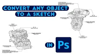 How to Create Realistic Sketch Effect in Photoshop | Sketch Any Object Easily