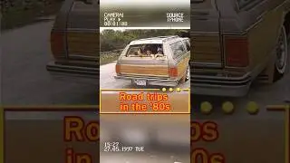 What road trips looked like for kids in the 80s。 #nostalgia #childhoodmemories  #usa #80s
