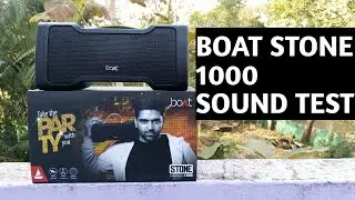 Boat Stone 1000 Sound Test | Charging time