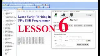 Script Writing in UPA USB programmers   Lesson 6