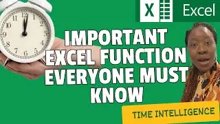 Time Intelligence Function in Excel