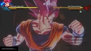 Dragon Ball Xenoverse 2 What if Battles Dbs Super Saiyan God Goku vs Movie Beerus