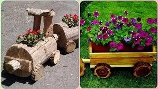 Most Brilliant & Eye-catching Wooden Log Designs  - Garden Wooden Log