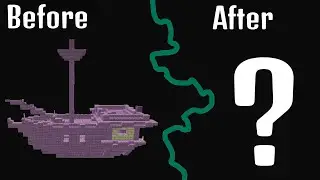 Transforming an End City in Minecraft