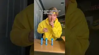 M&m prank challenge on my brother!